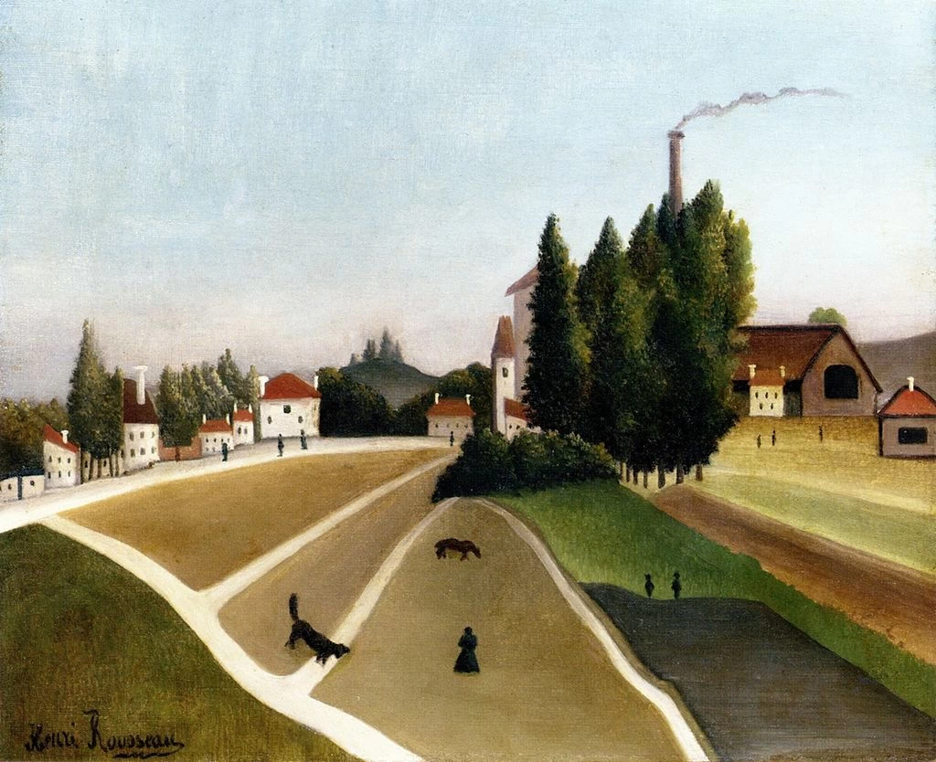 Paesaggio con fabbrica, 1904